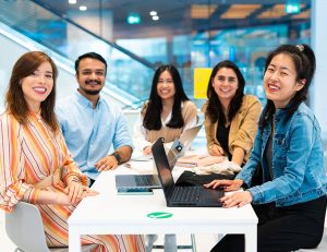 UTS Students smiling