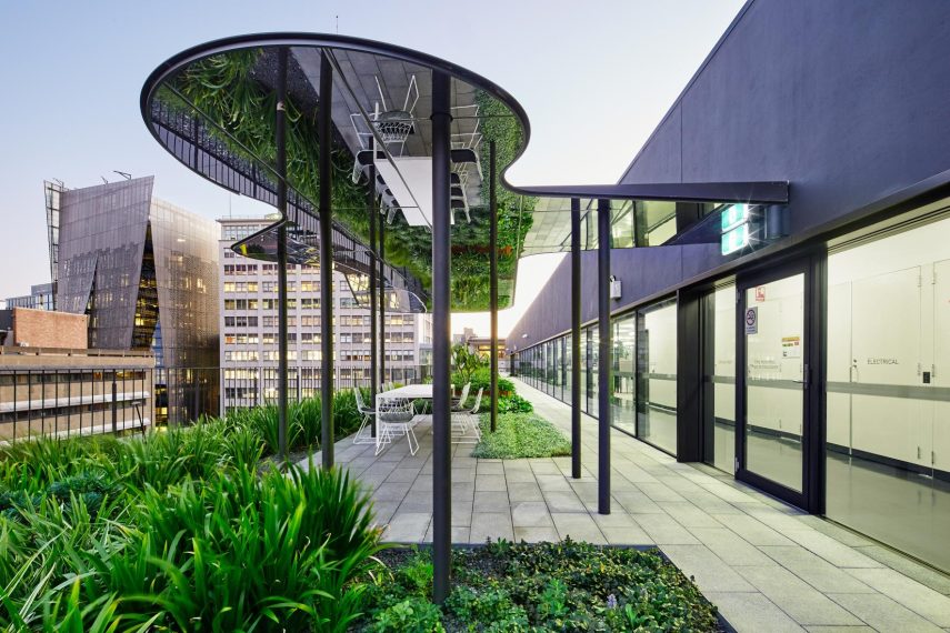 悉尼科技大学UTS 7号楼的绿色屋顶
